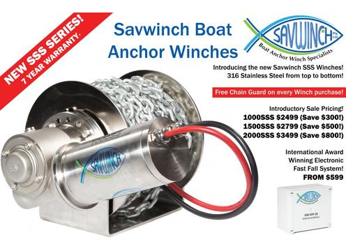 gallery image of Savwinch 2000SS Signature Stainless Steel Drum Winch